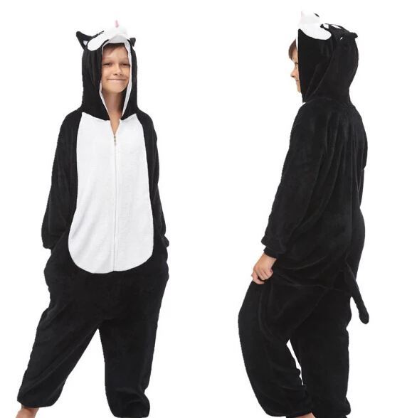 

2020 Пижама с единорогом детская одежда для сна для мальчиков и девочек Детские Комбинезоны с животными Ститч панда аниме костюмы комбинезон