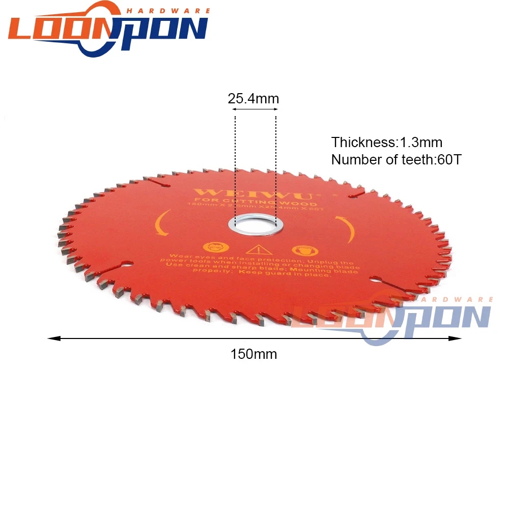 150 мм карбидная циркулярная пила лезвие для резки по дереву круглый колесные
