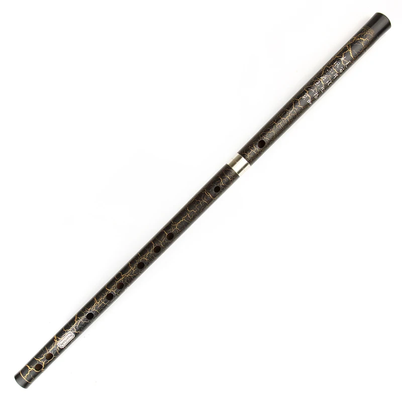 

D ключ Разъемный черный бамбуковый Флейта с прозрачной линией музыкальный Китайский традиционный ручной работы Деревянный инструмент