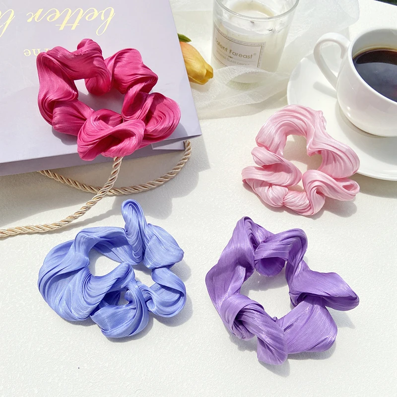 Резинка для волос в стиле ретро женщин и девушек эластичная тканевая завязка с