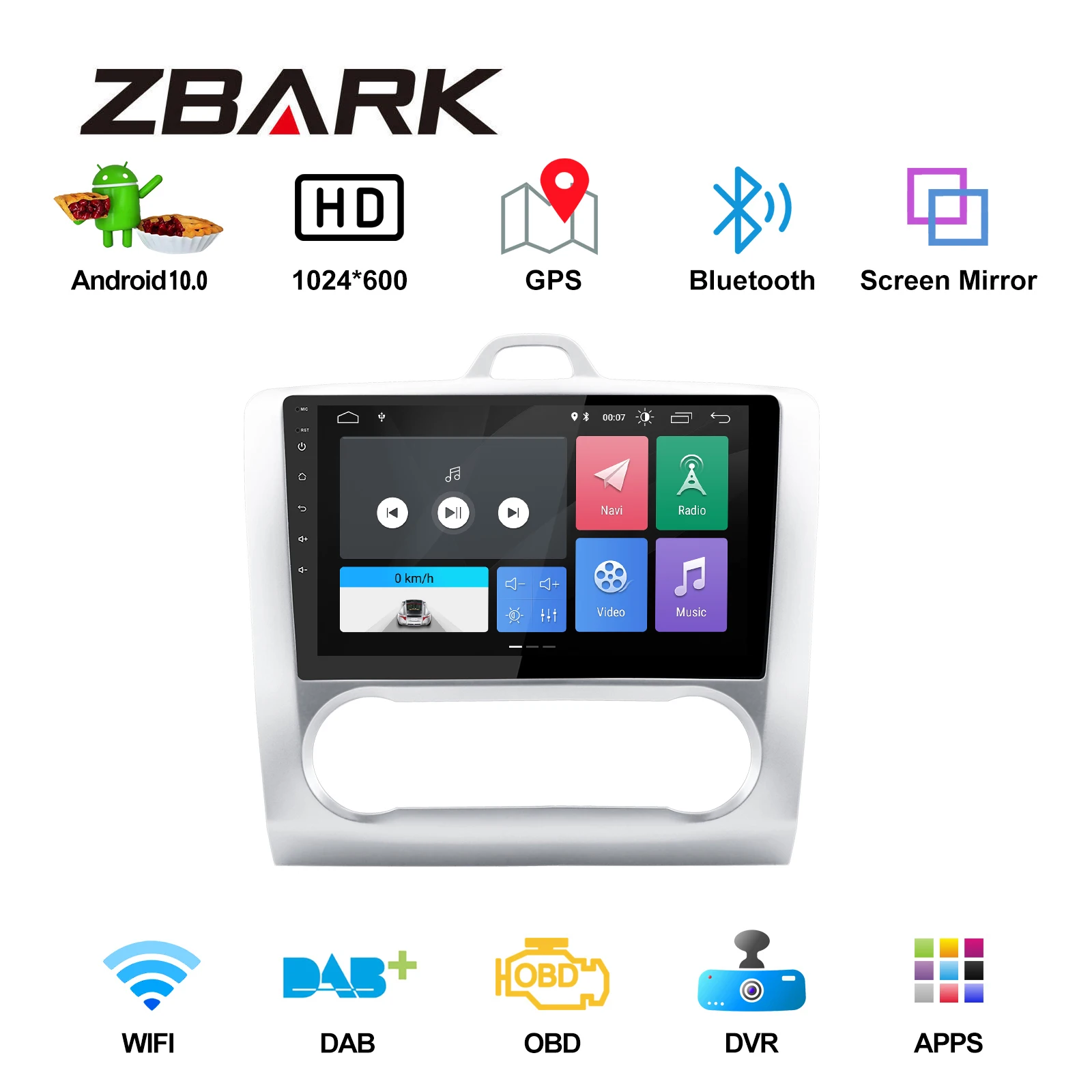 9 дюймовый 2G RAM Android 10 0 автомобильный стерео радио плеер GPS навигация для Ford Focus Exi AT