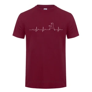 Japan Kyokushin Karate Heartbeat Sports T-Shirt For Men Male Adult Guys Cotton Summer Style Short Sleeve Funny T Shirt Tops Tee