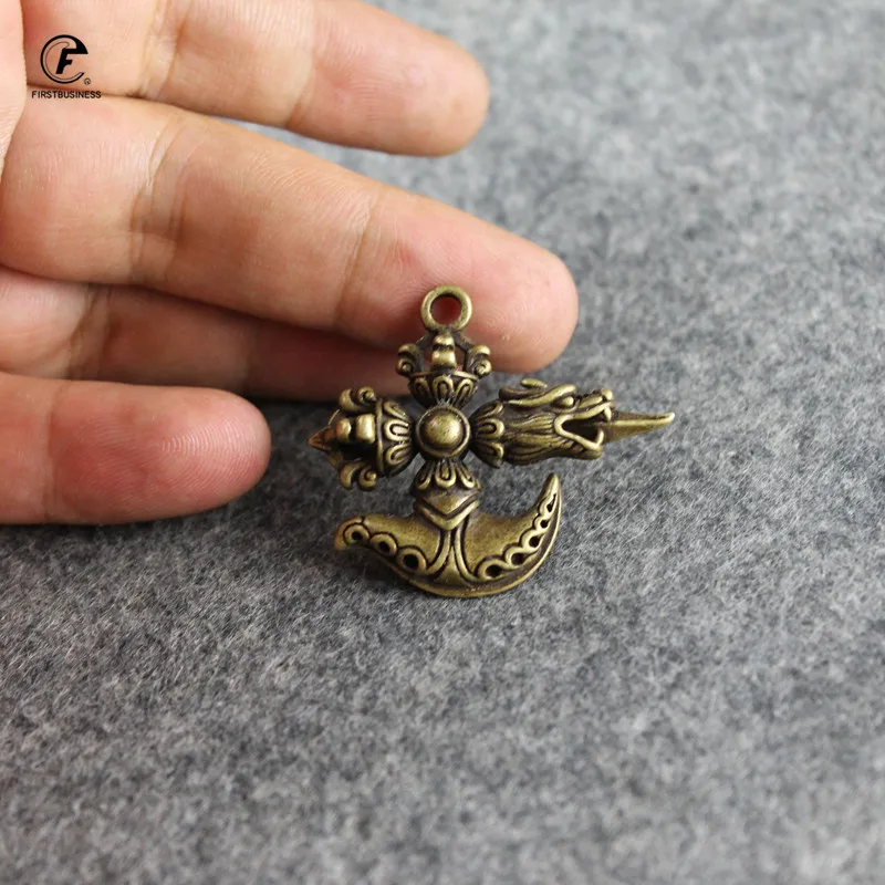 Медные украшения для торта винтажные латунные подвески с цепочками чайный нож