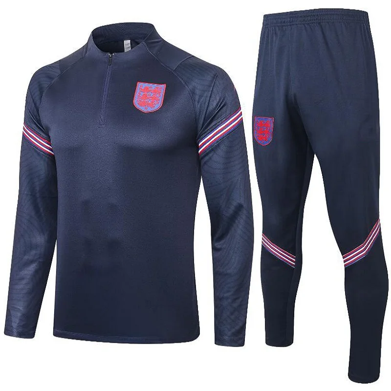 

Men + Kids 2021 Men High Quality Long Sleeve Zipper Hat Training Suit Lingard Kane Football Training Suit Size S-2XL