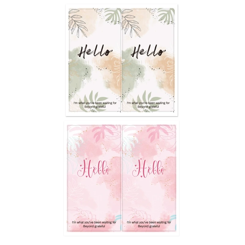 

50Pcs Classic Self-Adhesive Wrap Label Package Name Card Stickers Self-Adhesive Decorative Tags for Online Business