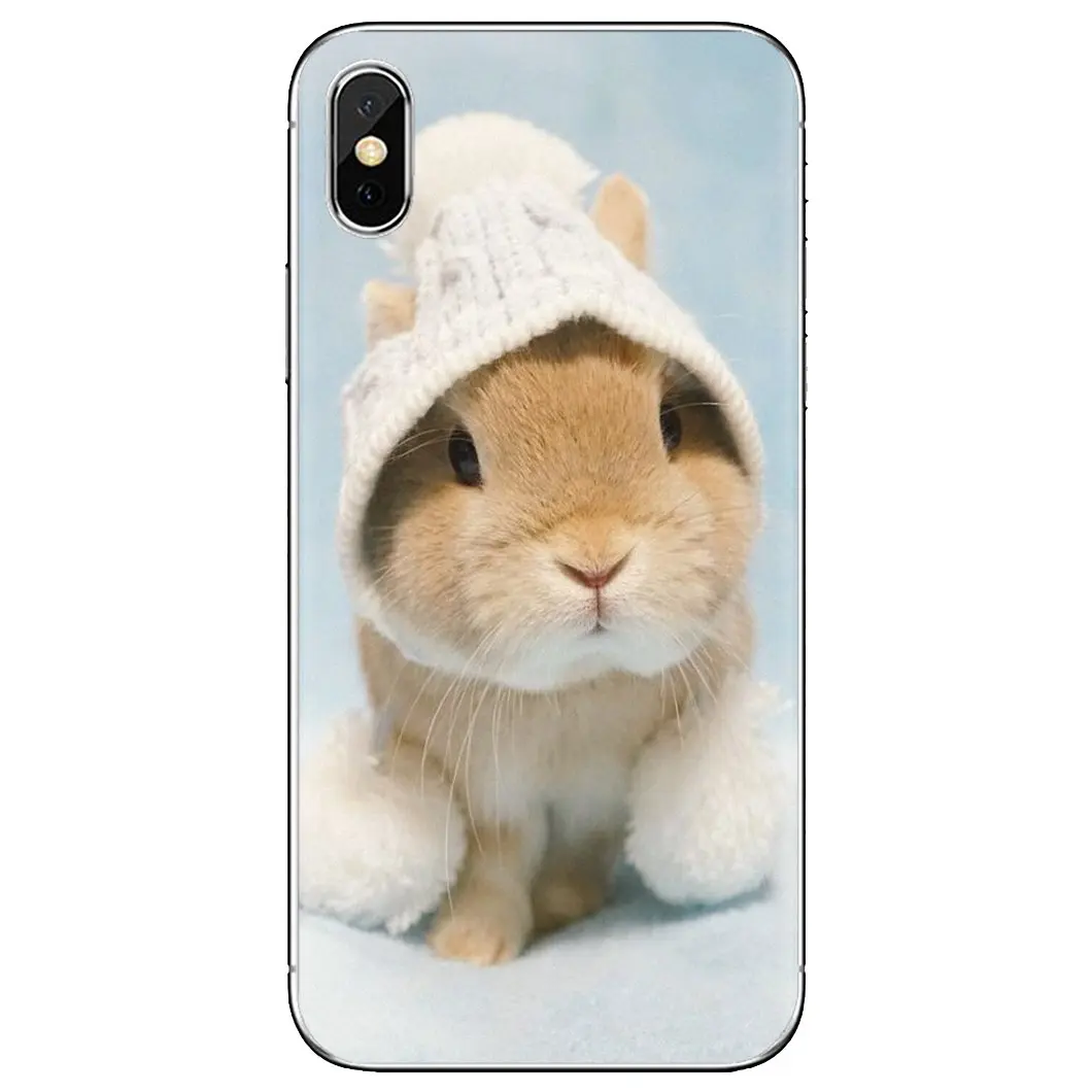 Кролик мышь Хомяк для Xiaomi mi Redmi Note 3 4 4X 5 6 7 8 8t 9 9s 9t 10 pro lite силиконовый чехол телефона