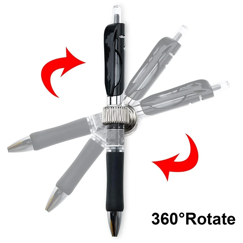 

16Pcs Pen Holder Clips Pen Holder Pen Pencil Organizer with Adjustable Spring Loop for Refrigerator Whiteboard Bulletin