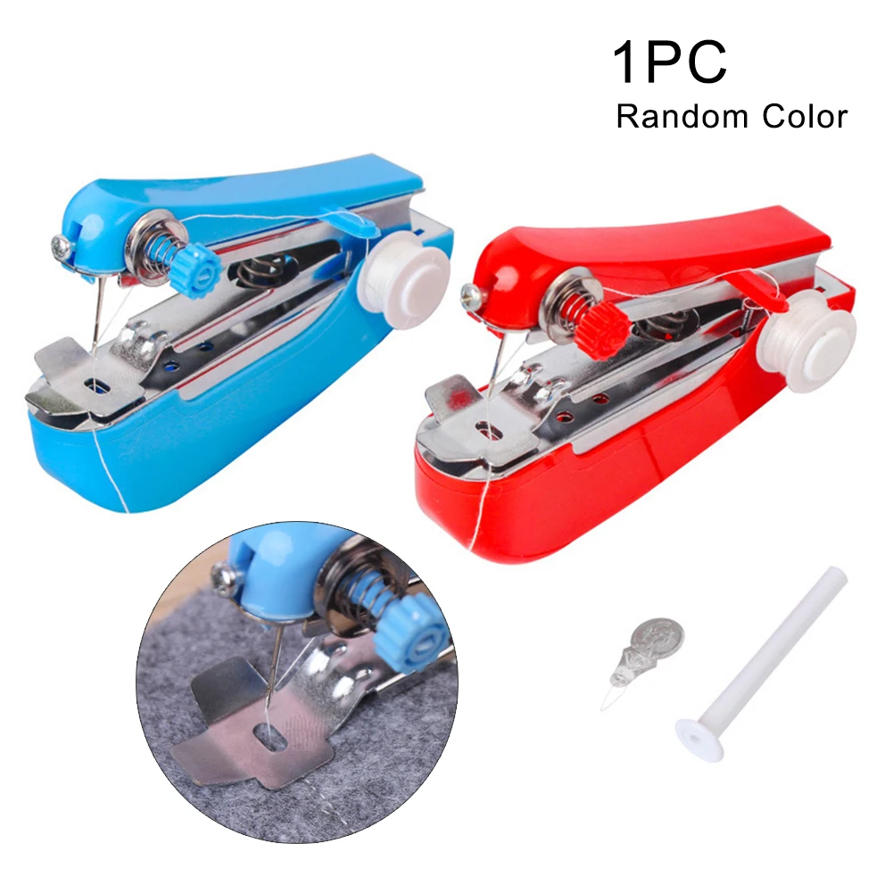 Portable Mini Manual Sewing Machine Simple Operation Tools Cloth Fabric Handy Needlework Tool For Home Daily Use | Дом и сад