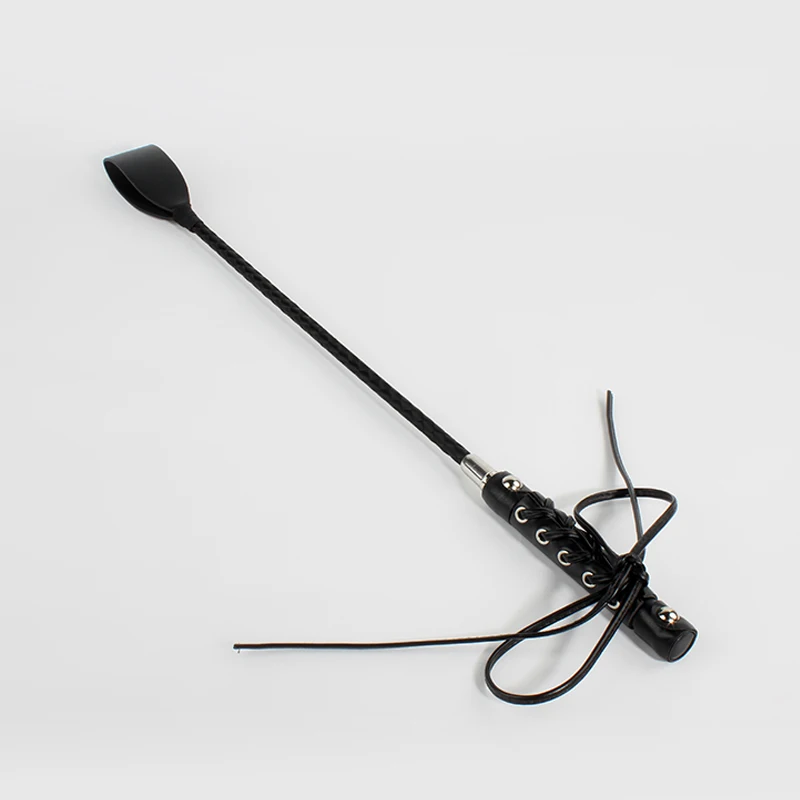 60 см секс бондаж плетка из кожи и ПУ с ручкой в виде меча Lash Фетиш флоггер Лошадь