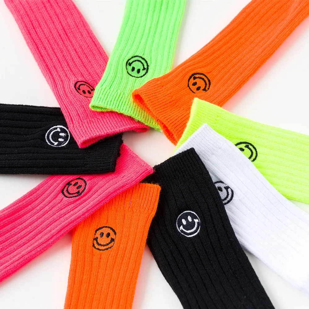 Детские эластичные длинные хлопковые носки на осень зиму От 4 до 8 лет для