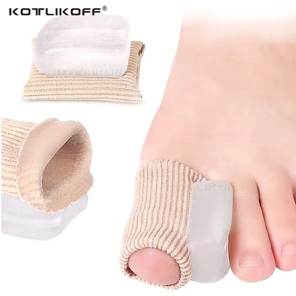

2Pcs Silicone Foot Toe Separator Adjuster Hallux Valgus Pedicure Corrector Feet Care Bunion Bone Thumb Valgus Protector Tool