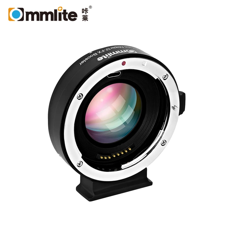 

Commlite EF-FX Booster 0.71x фокусный редуктор, электронный адаптер для крепления объектива камеры AF для Canon EF, фотообъектива Fujifilm FX-Mount