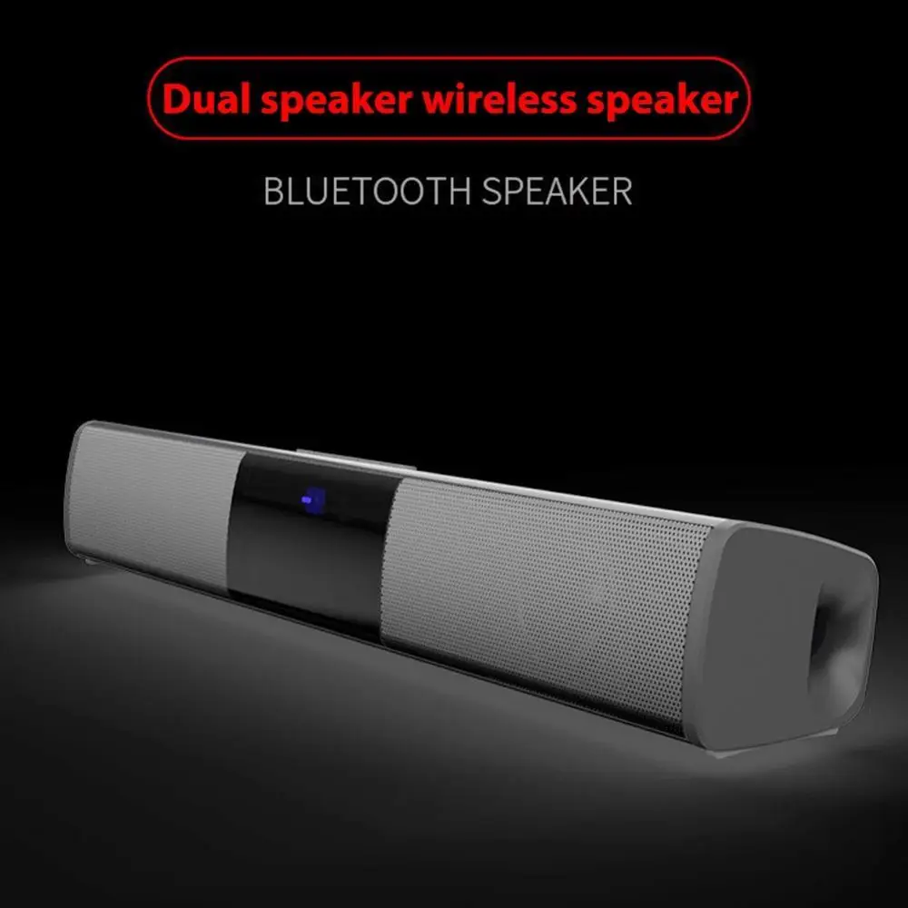 Домашняя Bluetooth Саундбар 4 0 Двойной Сабвуфер FM-радио Динамик Система домашнего