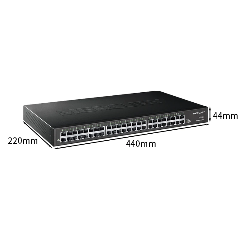 Настольный коммутатор MERCURY SG148 48 портов 1000 Мбит/с Gigabit Ethernet сетевой LAN концентратор