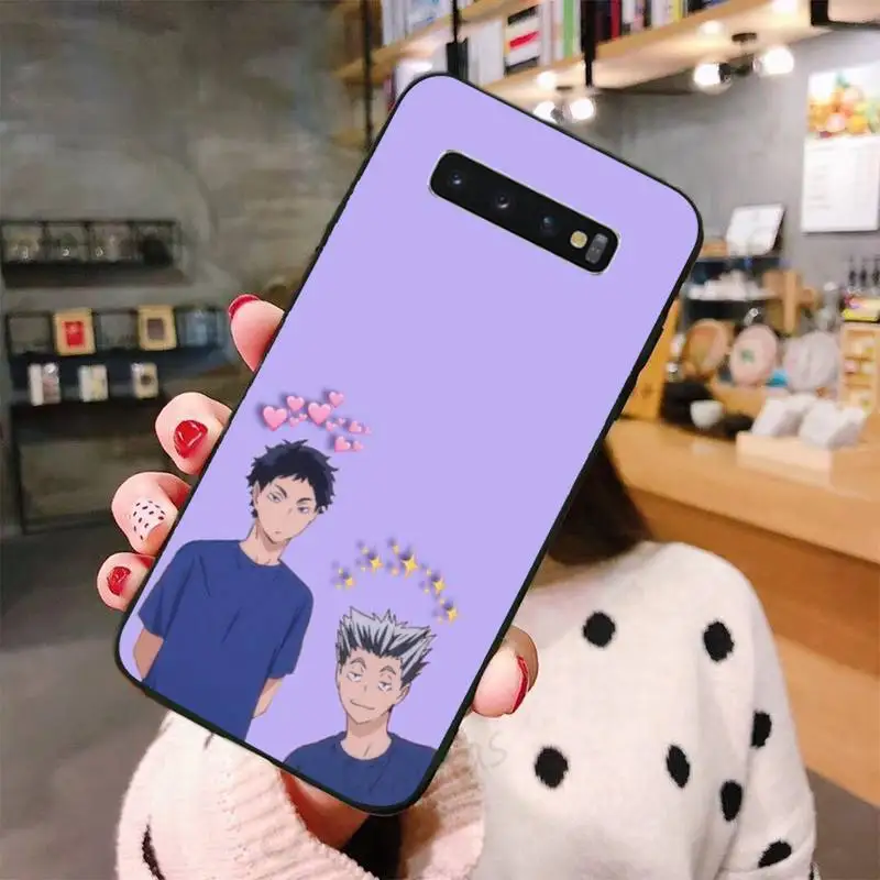 

anime cartoon Haikyuu Phone Case For Samsung A50 A51 A71 A20E A20S S10 S20 S21 S30 Plus ultra 5G M11 funda shell