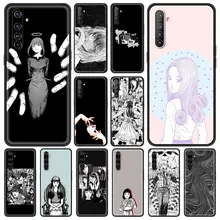 Junji Ito Shockproof Case For Realme C3 8 7 6 Pro C21 Bag Fundas Silicone TPU Back Cover For Oppo A53 A52 A9 2020 Shell Coque