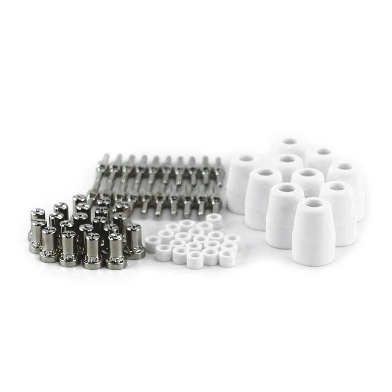 

70pcs Plasma Cutting Torch Consumable Cutting Extended Long Shield Cup