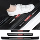 4 шт., наклейки для защиты порога двери автомобиля от царапин для Great Wall Haval F7 H6 F7x H2 H3 H5 H7 H8 H9 M4 F7X F7H H2S