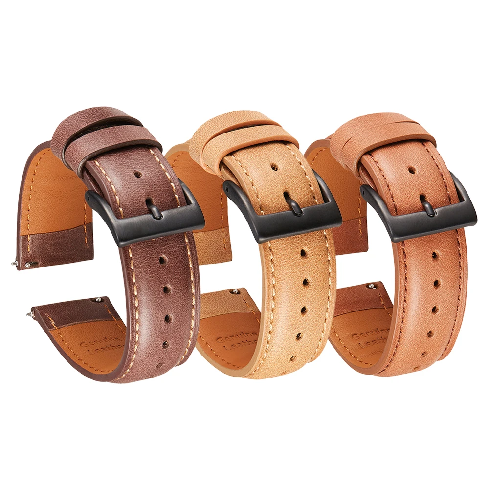 

22MM Leather Strap For Oneplus Watch watchband Smartwatch band One plus bracelet replace business wristbelt accessories