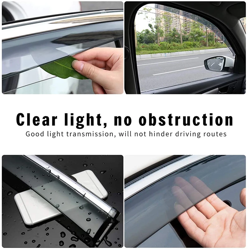 

4x For Audi Q3 8U Q5 8R 2012 2010 Q7 4L Car Door Window Visors Rain Wind Deflectors Shields Ventvisor Auto Accessories 2006-2018