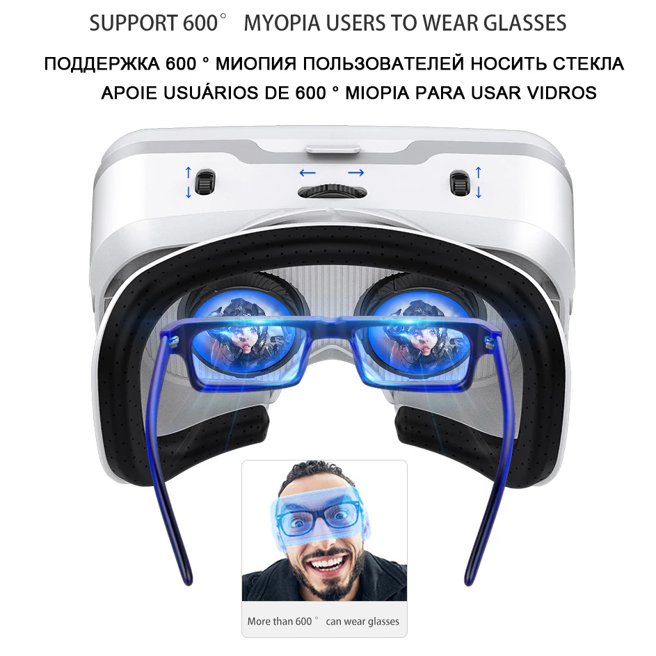 Новые очки виртуальной реальности VR SHINECON6 поколения G04E гарнитура Версия