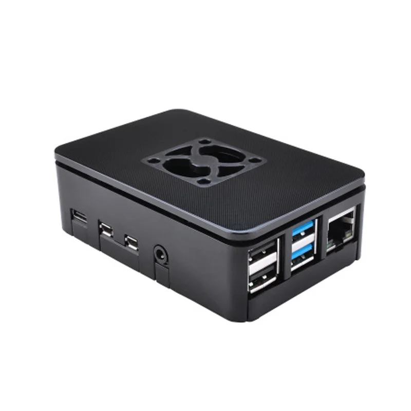 Чехол для Raspberry Pi 4 Model B из АБС пластика с вентилятором + теплоотвод SD карта 32 ГБ