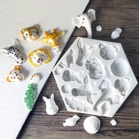 forest animals fondant cake decorating silicone molds for chocolate candy gum paste clay sugar craft cupcake topper supplies