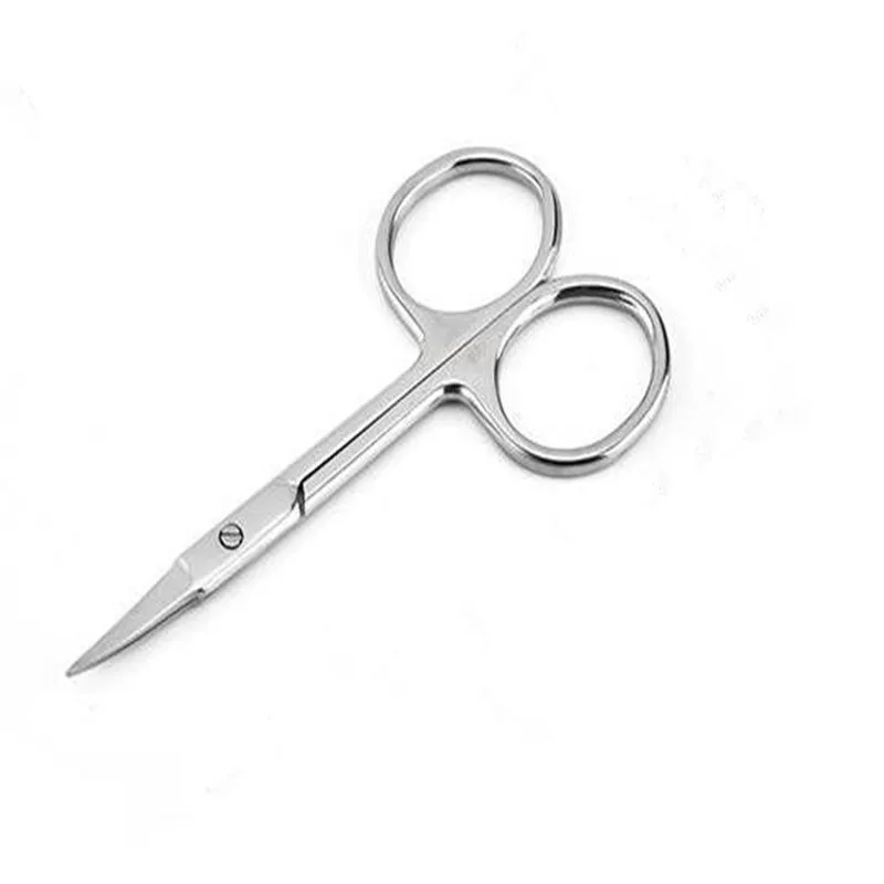 1 шт. инструменты для декора ногтей из нержавеющей стали изогнутые лезвия ножницы