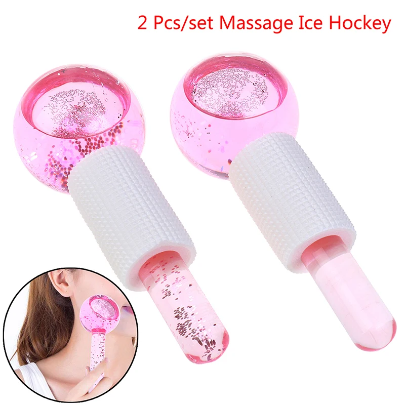 2 шт./компл. энергии охлаждающий Глобус косметический шарик Хоккей уход за кожей