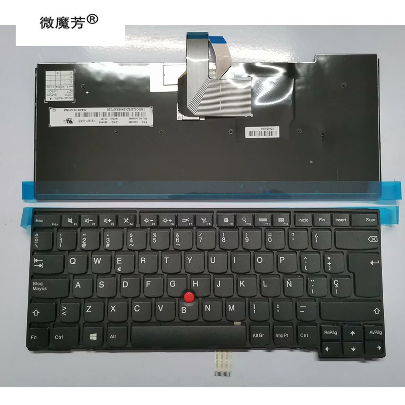 

SP/BR/GR/IT/AR/TR новая клавиатура для ноутбука IBM Thinkpad T440 T440P T440s T431 E431 L440 T450s 04Y872 QWERTY с испанской раскладкой