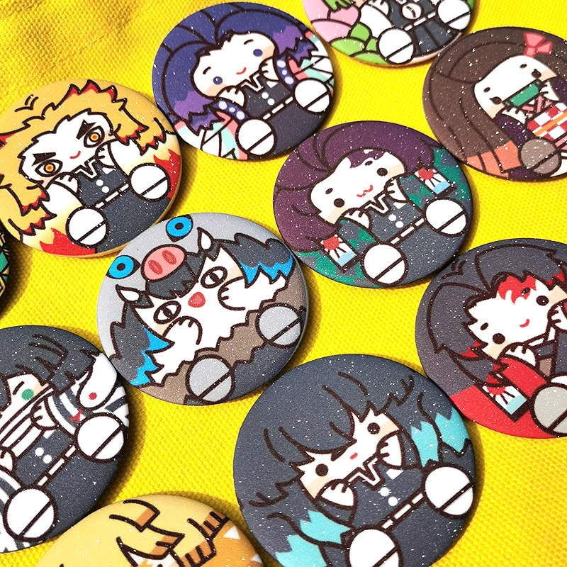 Nengdou T3 булавка аниме демон убийца Kimetsu без Yaiba камадо Tanjirou значок косплея