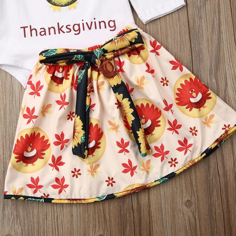 2PCS Baby Set 0-24 Months Girl White Animal Print Tops Round Neck Long Sleeve Clothes + Bow Yellow Skirt Trend Girls Suit | Детская