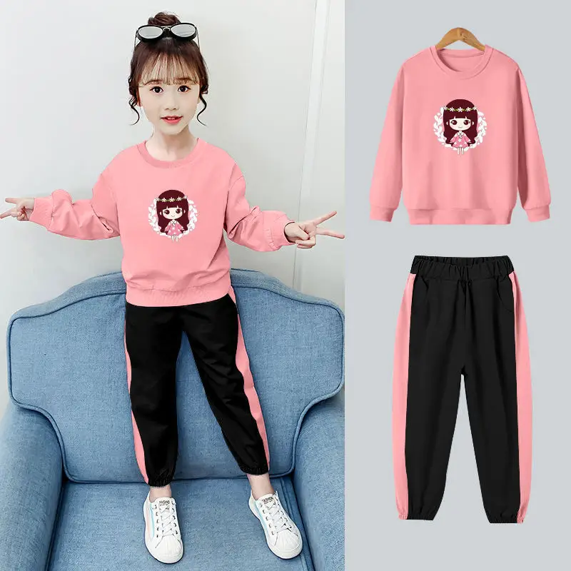 Комплекты одежды для девочек подростков на весну и осень Одежда маленьких