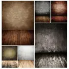 Фотографические фоны коричневые стена деревянный пол, детские, виниловые тканевые фоны для фотостудии