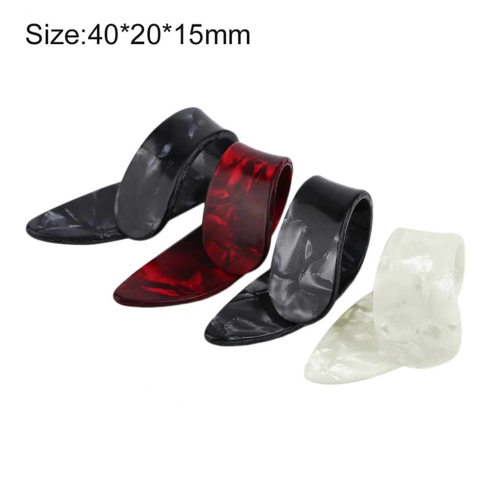 

4Pcs/Set Practical Plastic Guitar Picks Thumb Finger Nail String Guitar Picks Plectrums Musical Instrument Accessories New