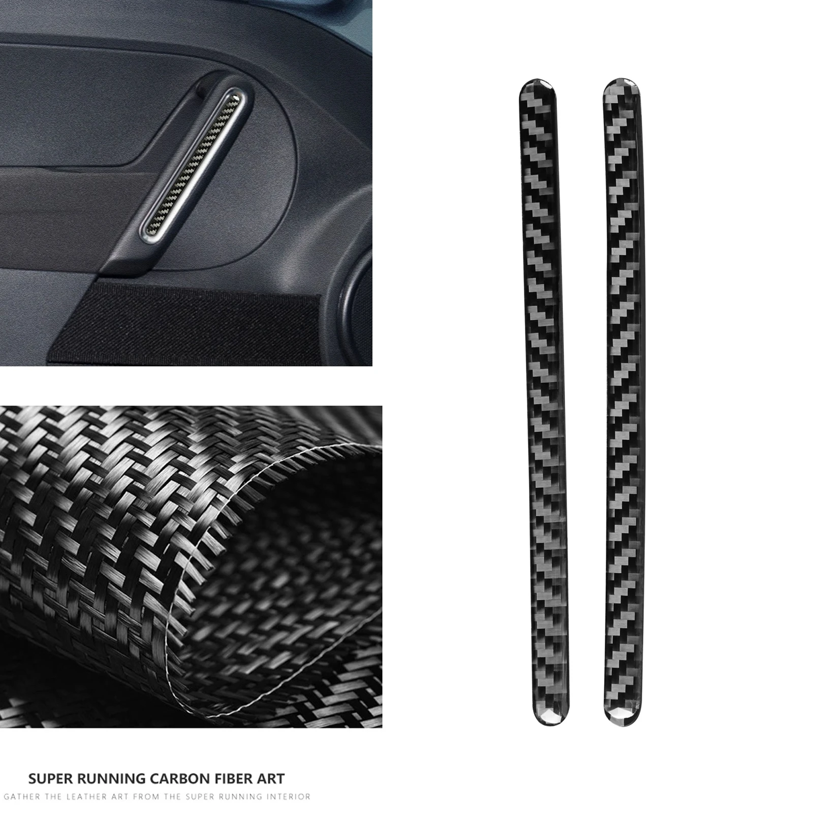 

Панель для дверной ручки Volkswagen VW Beetle 2012-2019, боковая крышка, отделочная полоса, автомобильная ручка из углеродного волокна, декоративная накл...