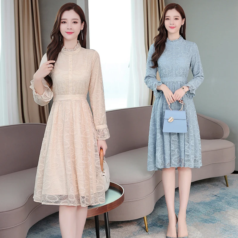 2021 Винтаж в Корейском стиле размера плюс сплошного цвета осень зима Новое