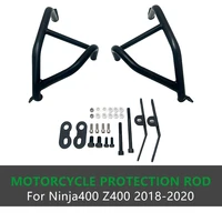 motorcycle accessories engine guard protector crash bar bumper for kawasaki ninja 400 z400 2018 2019 2020