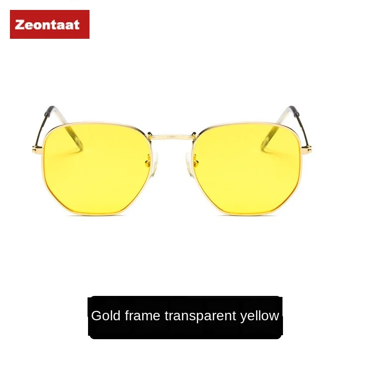 

New European and American Small Square Sunglasses, Versatile Street Shot, Colorful Sunglasses, Men and Women Fashion Sunglasses