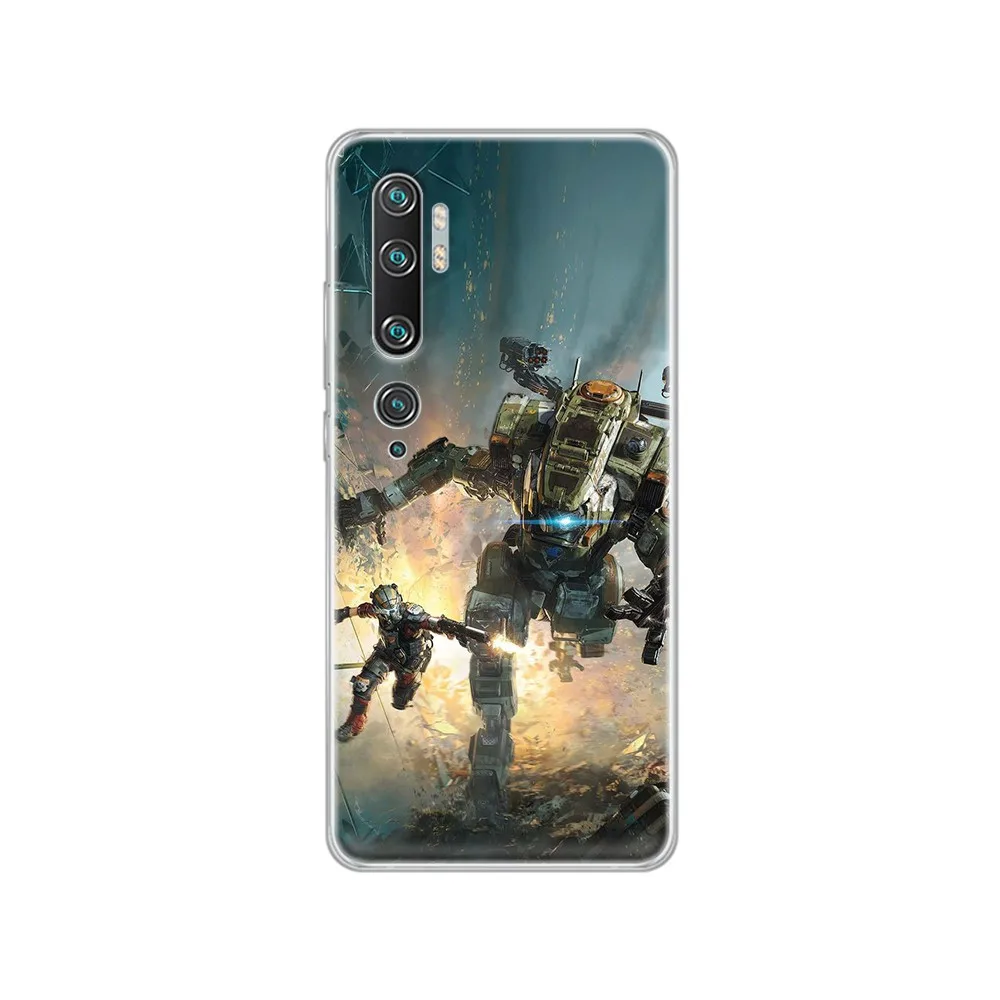 Titanfall 2 игровой силиконовый чехол Прозрачный для телефона Корпус XIAOMI mi 3 4 5 5X 8 9 10 se