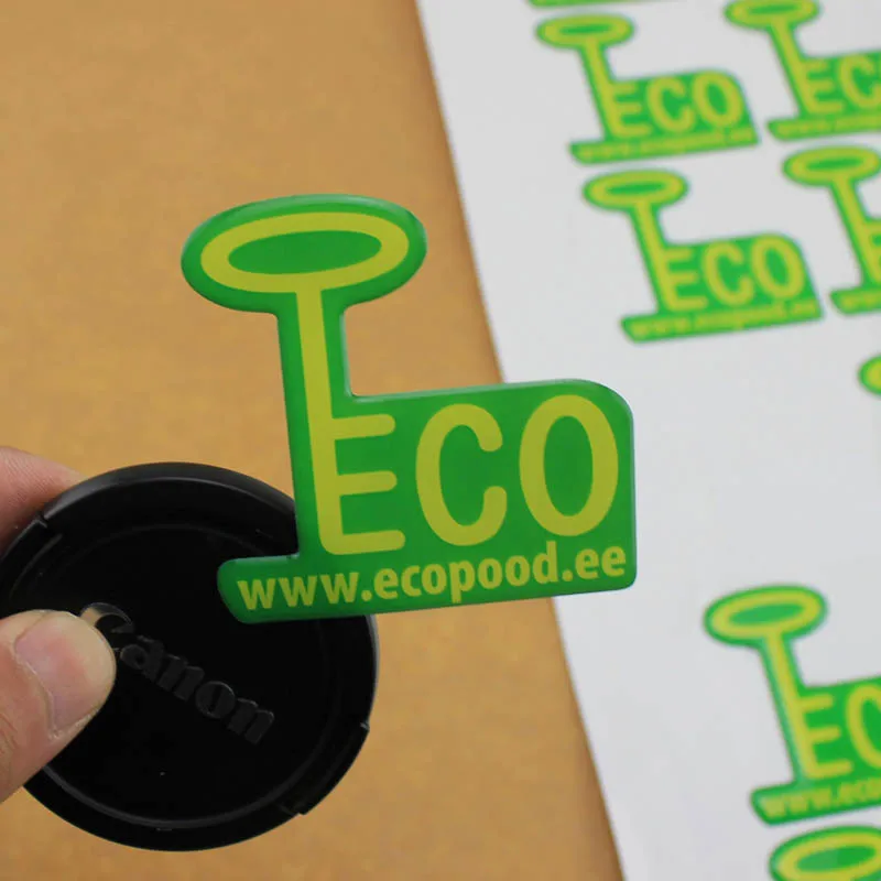 Цветная эпоксидная купольная наклейка на заказ из эпоксидной смолы прозрачная