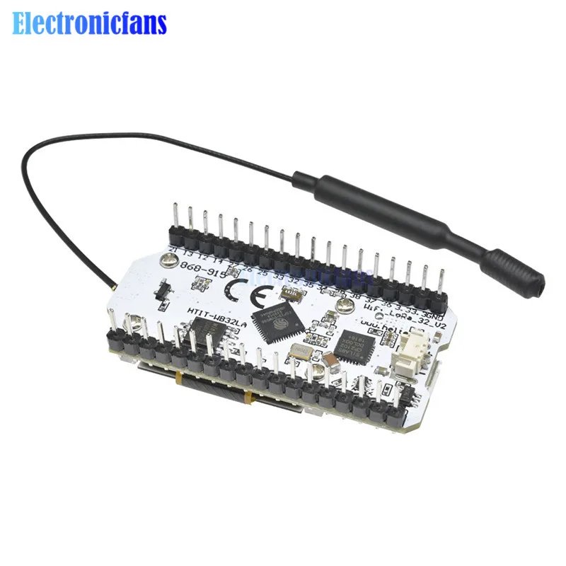 2 шт. SX1276 ESP32 0,96 дюймовый синий OLED дисплей Bluetooth wifi Lora комплект 32 модуль IOT макетная плата 868 МГц 915 МГц для Arduino