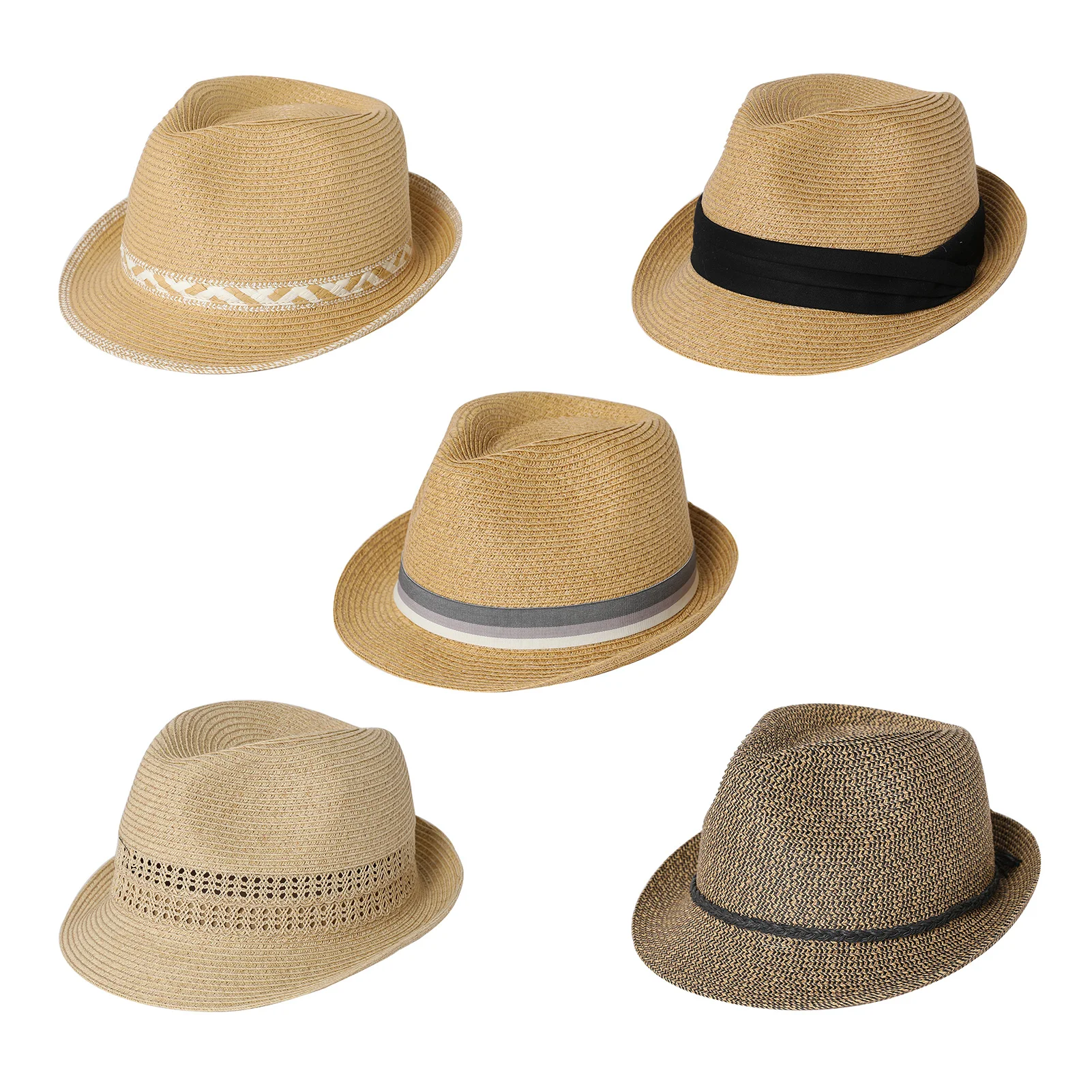 

Comhats Summer Straw Fedora For Men Women Short Brim Beach Panama Cuban Sun Hat Packable Foldable Kentucky