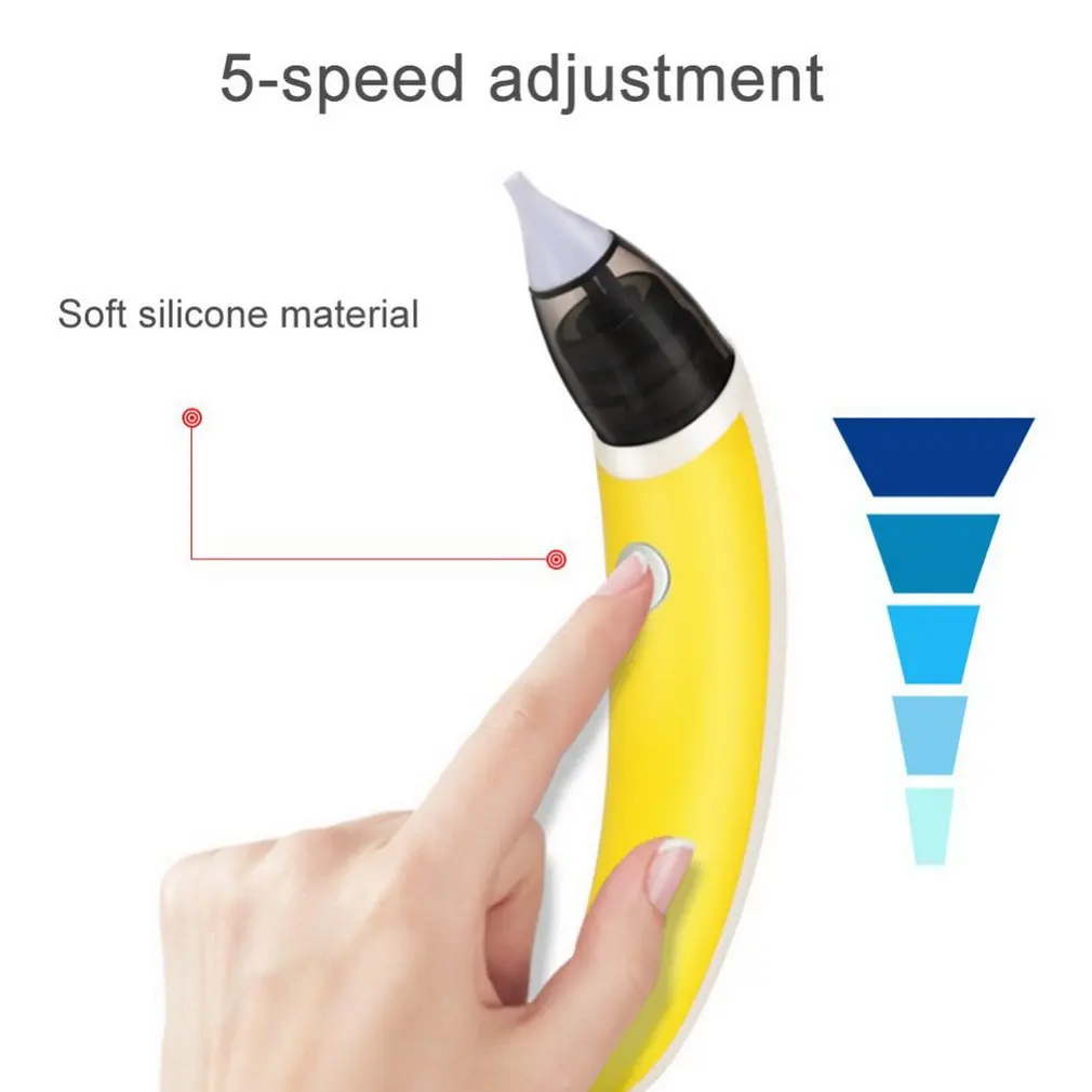 

Kid Baby Nasal Aspirator Electric Nose Cleaner Newborn Baby care Sucker Cleaner Sniffling Equipment Safe Hygienic Nose Aspirator