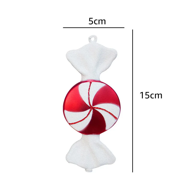 15 см большие строительные рождественские украшения свадебные красно-белые