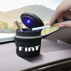 1 шт. новая автомобильная пепельница со светодиодный светильник кой портативный бездымный огнестойкий портсигар для Fiat Viaggio Abarth Punto 124 125