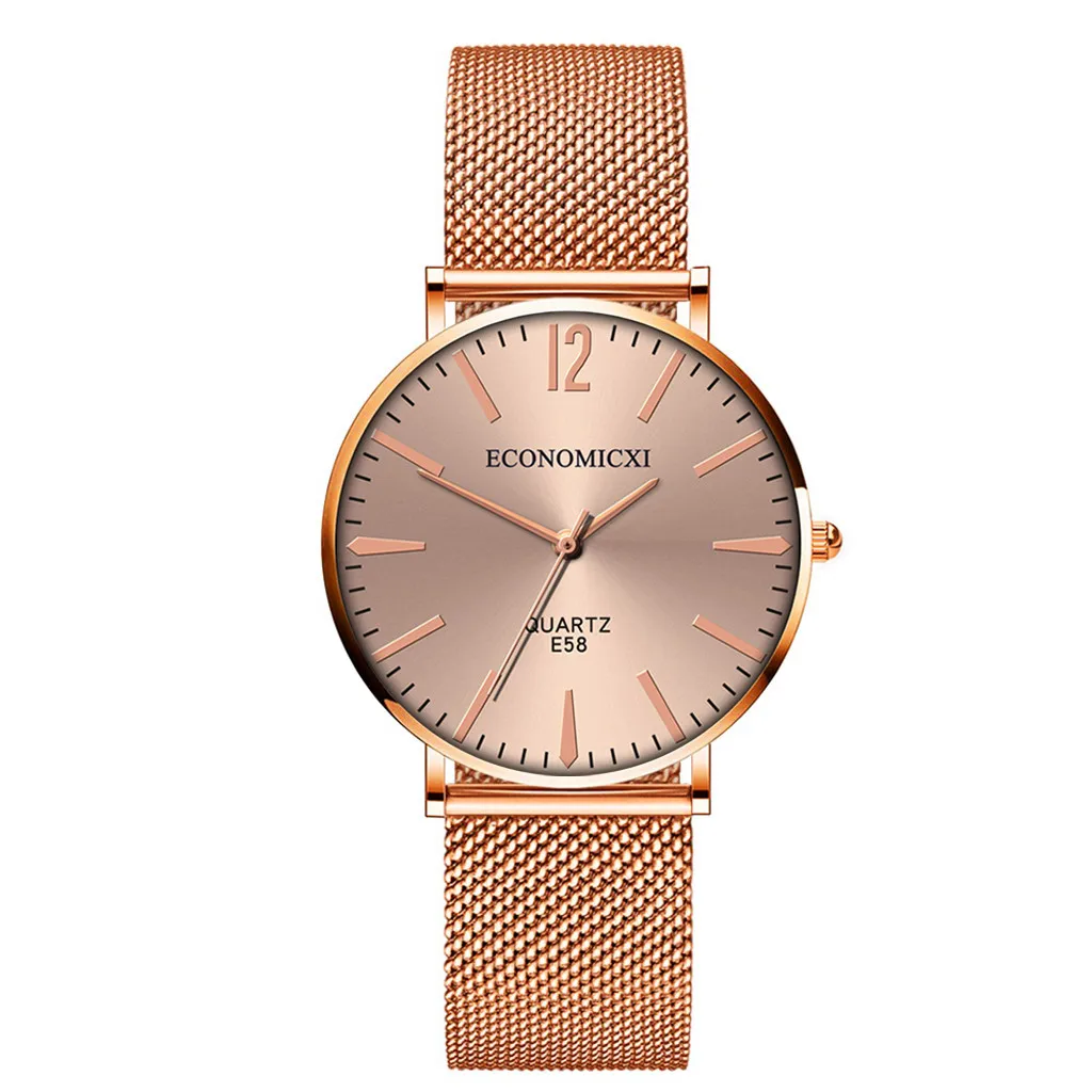 Роскошные Брендовые женские наручные часы из розового золота браслет с