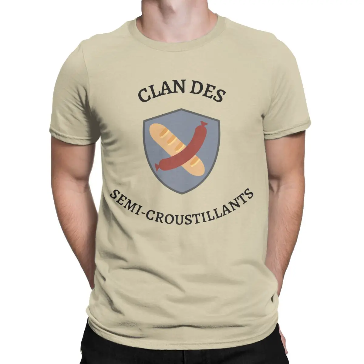 

Kaamelott Semi-crispy Clan T-Shirts Men Women TV Series Movie Funny 100% Cotton Tees Round Neck Short Sleeve T Shirt Clothes