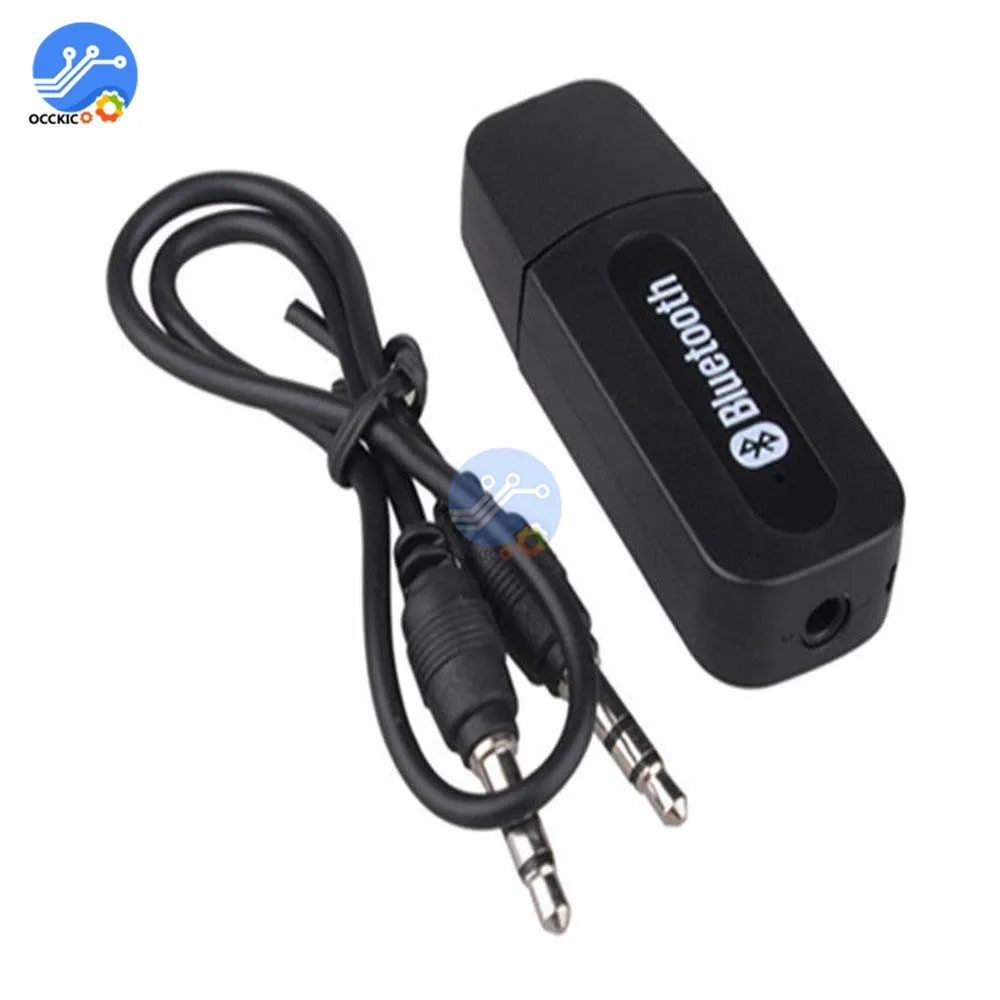 USB Bluetooth беспроводной аудио приемник адаптер 3,5 мм AUX A2DP музыкальный разъем для Android/IOS мобильного телефона автомобиля