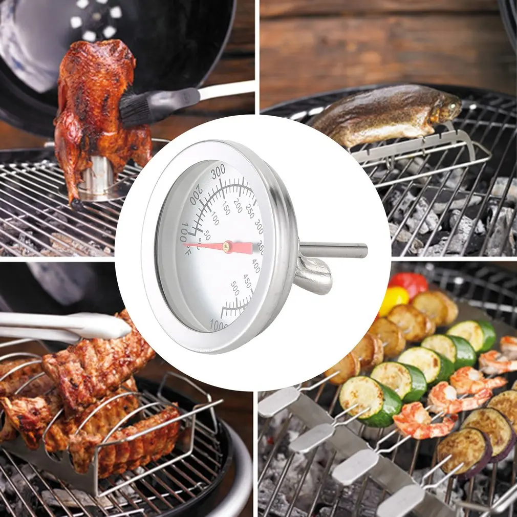 

Stainless steel BBQ Accessories Grill Meat Thermometer Dial Temperature Meter Tester Cooking Food Probe Household Kitchen Tools
